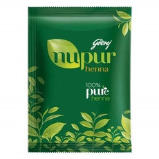 Godrej Nupur Mehendi Henna Powder 9 Herbs Blend, 140-grams(2 Pack) by Godrej Consumer Products Ltd