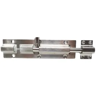 stahl-design-tebart Türschieber 6" 150 mm aus Edelstahl - Zuverlässige und robuste Türverriegelung. Einfache Installation und ideal für verschiedene Türtypen. | Zuverlässige Sicherheit