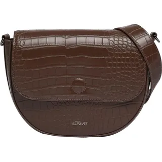 s.Oliver Umhängetasche Crossbody Bag Dark Brown dunkelbraun - Dunkelbraun