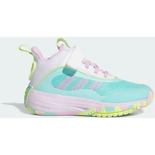 adidas Unisex Kinder OWNTHEGAME 3.0", Shoes, flash Aqua/Bliss Lilac/FTWR White, 38 2/3 EU