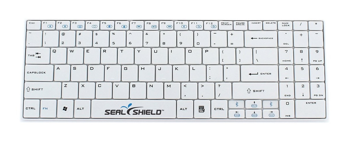 Bild von Clean Wipe Tastatur DE weiß (SSKSV099BTDE)