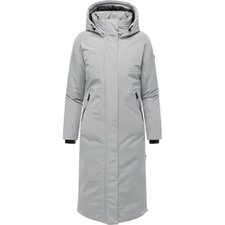 Wintermantel NAVAHOO "Wintermantel Schneewächter 14", Damen, Gr. XS, grau, Obermaterial: 100% Polyester PES.  Obermaterial: Futter: 100% Polyester PES. 100% Polyester PES., Mäntel Wintermantel