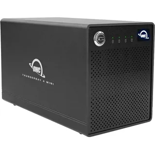 OWC ThunderBay 4 mini, SoftRAID XT, Thunderbolt 3 / USB-C 3.1 mit DisplayPort 1.4 (TB3QMSR00GB)