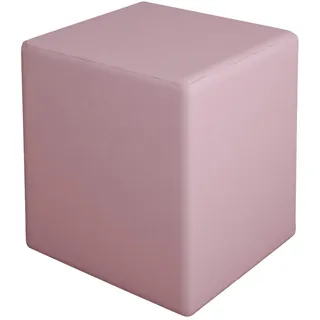 Homemania Sitzsack, Holz und Samt, Rosa, 34 x 34 x 37 cm