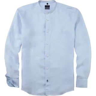 OLYMP Leinenhemd »OLYMP Hemd Casual - Leinen«, blau