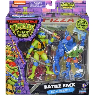 Boti Europe Teenage Mutant Ninja Turtles Figur Leonardo vs. Super Fly 11 cm
