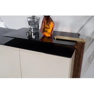 Sideboard Anrichte mit Spiegel Luxus Garnitur Kommode Holz Kommoden Klassische