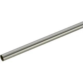 MYDECO Gardinenstange für Ringe Edelstahl-Optik Ø 2,5 cm x 240 cm