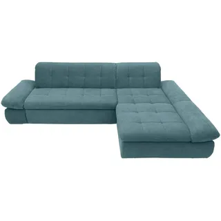 Mid.you Ecksofa , Petrol , Metall , Uni , L-Form , 300x172 cm , Made in EU, FSC Mix , Rücken echt , Wohnzimmer, Sofas & Couches, Wohnlandschaften, Ecksofas