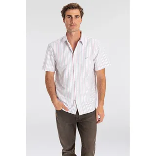 Levi's® Kurzarmhemd »SS AUTHENTIC BUTTON DOWN«, in Streifendessin, aus Baumwolle, bunt