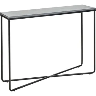 Beliani Lakota Konsolentisch 110 x 81 x 31 grau schwarz