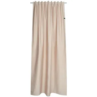 Schöner Wohnen Fertigvorhang , Sandfarben , Textil , Uni , 130x250 cm , für Stange und Schiene geeignet , Heimtextilien, Vorhänge, Fertigvorhänge