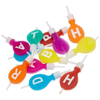 Städter Happy Birthday Kerzen, Wachs, Mehrfarbig, 2x5cm