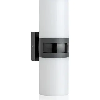 sebson LED Außenleuchte Bewegungsmelder 20W 2200lm kaltweiß - Außenwandleuchte up down, Sensor 12m / 180° - Lampe 230V