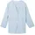 Bluse mit Streifen Brusttaschen Offwhite/Blau Vertikal 38