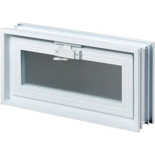 Lüftungsfenster 384 mm x 189 mm für 2 19er Glassteine