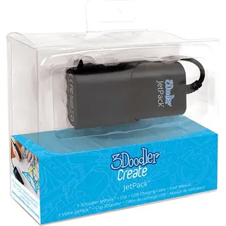 3Doodler 3DR2JET, Schwarz, 3D pen, 4400 mAh, 5 V, 1 A, 5 V - Schwarz