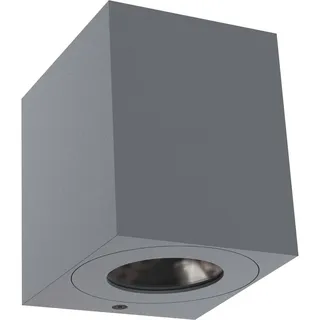 Nordlux Außenwandleuchte Aluminium 10,6 cm spritzwassergeschützt inkl. LED grau