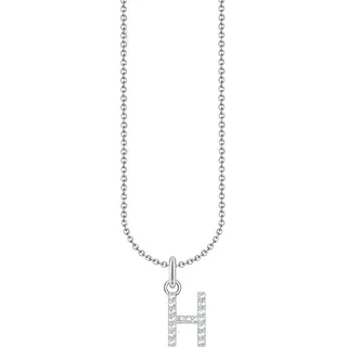Thomas Sabo Kette mit Anhänger Buchstabe H Silber 925