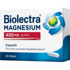 Bild Biolectra Magnesium 400 mg ultra Kapseln 20 St.