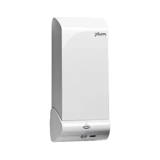 Plum Spender CombiPlum Electronic 1,0 l, Elektronisch mit berührungsloser Funktion, weiß mit Gehäuse, H:307 x B:140 x T:100 mm