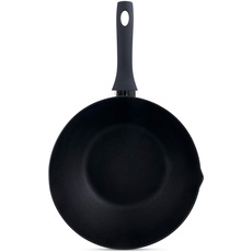 Ken Hom Gepresstes Aluminium Wokfanne, 30cm, Excellence, Wok Induktion, Ergonomischer Griff, Spülmaschinenfest, 2 Jahre Garantie, KH430006