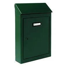 Vigor Briefkasten Blech Nr. 2, grün, 18 x 5 x 26 cm