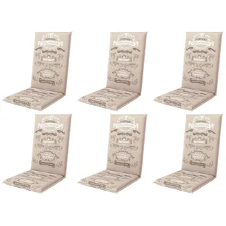 Gardissimo Hochlehner Auflage 120 x 50 x 8 cm natur 6 St.