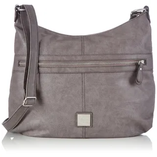 s.Oliver (Bags) 39.503.94.2564 39.503.94.2564 Damen Schultertaschen 36x26x14 cm (B x H x T), Grau (taupe 4208)