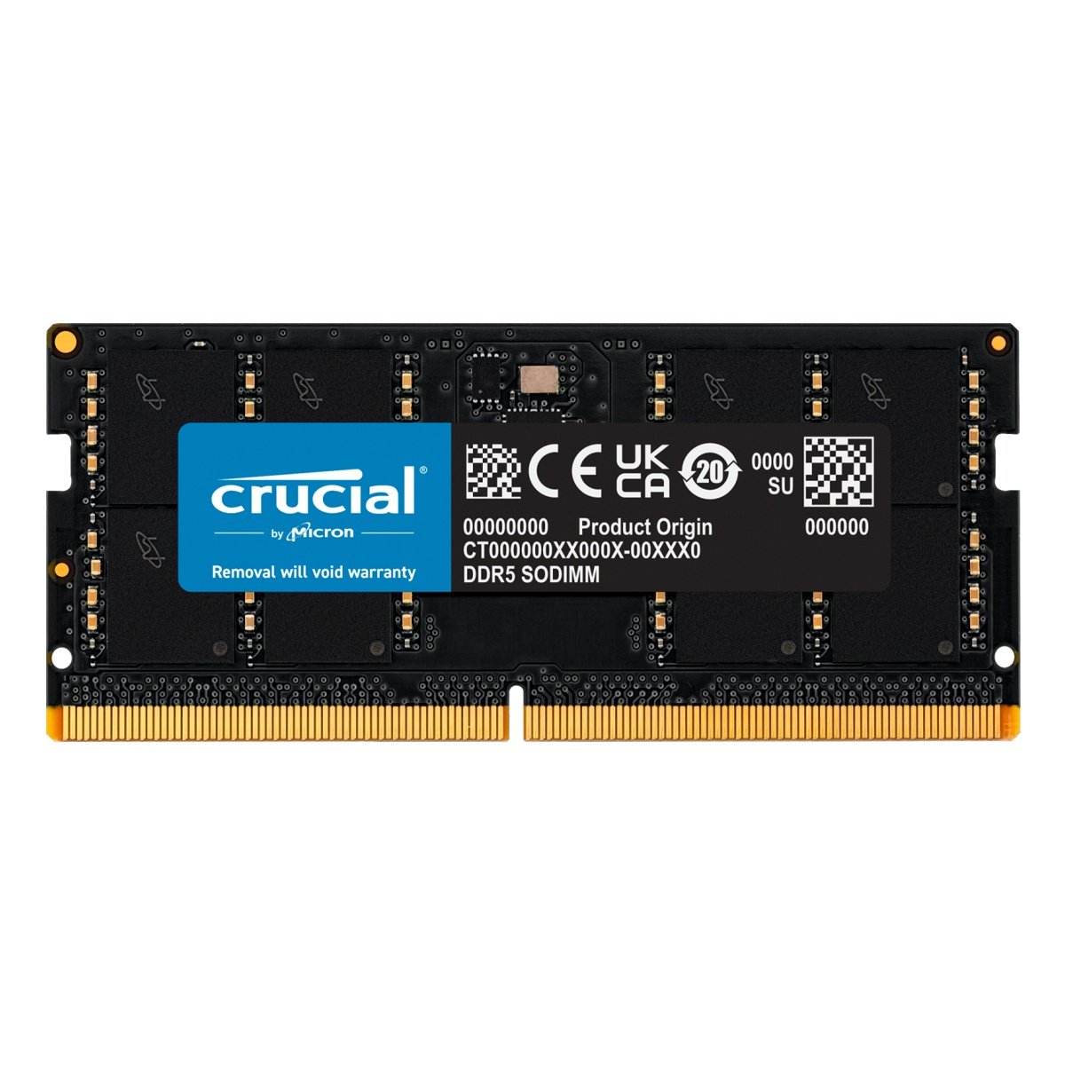 Bild von Classic SODIMM DDR5-4800 - 64GB - CL40 - Dual Channel 2 Stück) - Schwarz