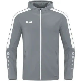 Jako Power Kapuzenjacke Steingrau 34