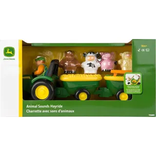 TOMY John Deere Traktor dwiek/Tiere 34908