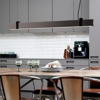 Nordlux Lilt 1-flg. 28 W 60 cm rechteckig schwarz