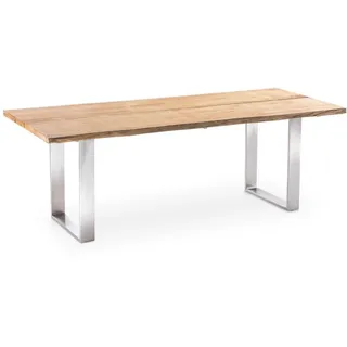 Niehoff Baumtisch Solid 280 x 95 x 76 cm Braun/Weiß