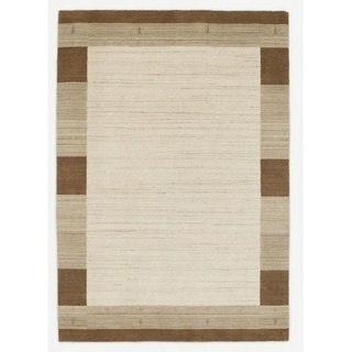 Cazaris WOLLTEPPICH Naturfarben, Beige - 90x160 cm