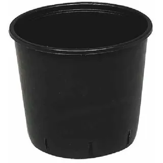 H.G Pflanzcontainer schwarz 12 l 21x32cm, gelocht ohne Tragegriff 12 Schwarz