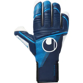 Uhlsport Absolutgrip Tight HN Torwarthandschuhe marine/fluo blau/weiß 8