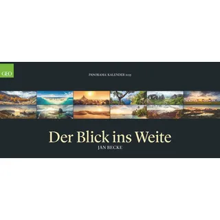 Geo Panorama: Der Blick ins Weite 2025 - Spektakulärer Landschaftspanorama, Großes Format 137x60 cm, mit Beeindruckenden Weitblick-Fotografien