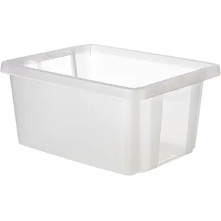 Curver 00750-001-00 Drehstapelbox Essentials 20L in Plastik 43 x 33.5 x 20.5 cm, transparent