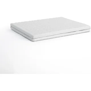 FEDVE Bonell-Federkern Matratze Horeb (Winter/Sommer) Mittelharten 80x200 cm Weiss