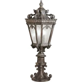 Elstead Lighting Außenleuchte Aluminium/Glas/Metall 67,0 cm E14 IP44 inkl. Bewegungsmelder bronze