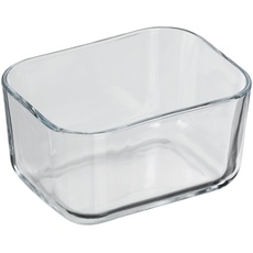 Bild Top Serve Ersatzglas rechteckig 13 x 10 x 6,5 cm, Ersatzteil für Frischhaltedose, Aufbewahrungsbox Glas, Glasbehälter