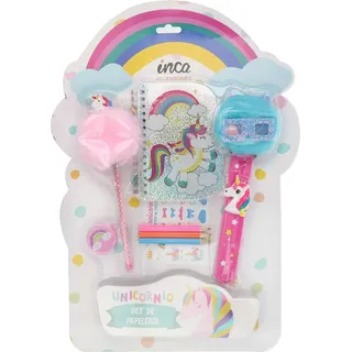 Inca Papelería Unicornio Lote 8 Piezas