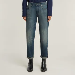 Boyfriend-Jeans G-STAR "Kate", Damen, Gr. 26, Länge 32, antic faded lagoon, Denim/Jeans, Obermaterial: 100% Baumwolle, weit, unten schmal lang, Jeans Boyfriend-Jeans, im 5-Pocket-Stil