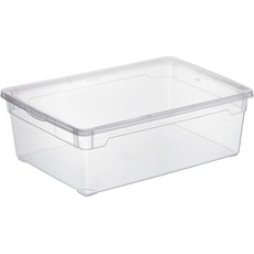 Bild Aufbewahrungsbox Clear Box Boots mit Deckel, Kunststoff (PP), transparent,