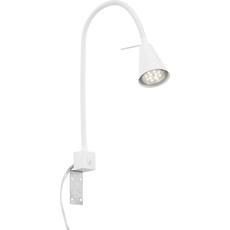 Bild LED-Wandlampe Tuso, Bettmontage, weiß