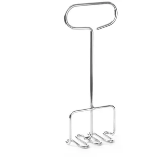 HENDI Kartoffelstampfer, Gemüsestampfer, Geschirrspülmaschinengeeignet, 130x(H)355mm, Edelstahl