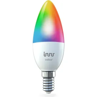 innr Zigbee Smart Lampe E14, funktioniert mit Alexa und Hue* (Bridge erforderlich), White & Color, 16 Millionen Farben, Smart Glühbirne E14 dimmbar, Smart Home Lampe, 1-Pack