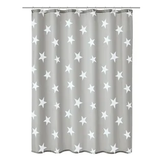 KLEINE WOLKE Duschvorhang Nova 180 x 200 cm grau