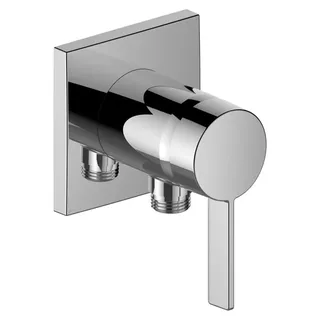 Keuco IXMO Pure Einhebel-Brausemischer mit Schlauchanschluss eckig Chrom 59552019502